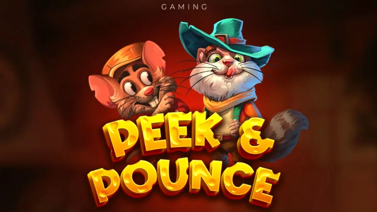 Karakter kucing Señor Pounce dalam slot Peek & Pounce dengan latar dapur kartun